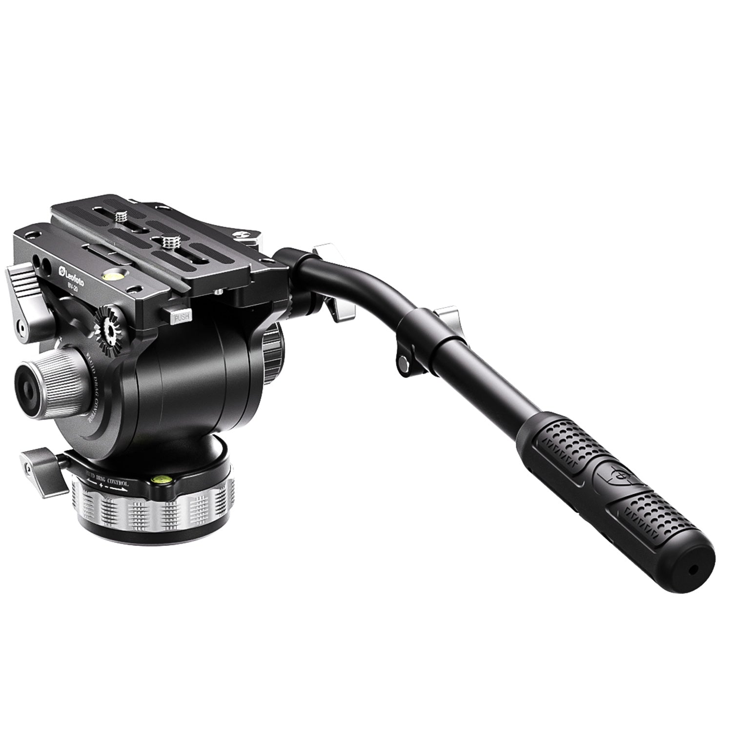 Leofoto BV-20 (Lever-Release Clamp) Pro Fluid Video Head - Arca Standard