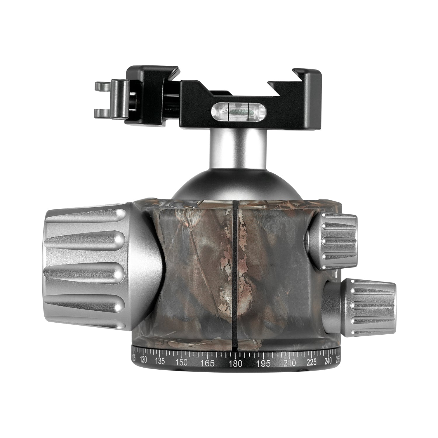 Leofoto LH-55LSC Camo Ball Head for Shooting & Hunting | Arca & Picatinny Clamp