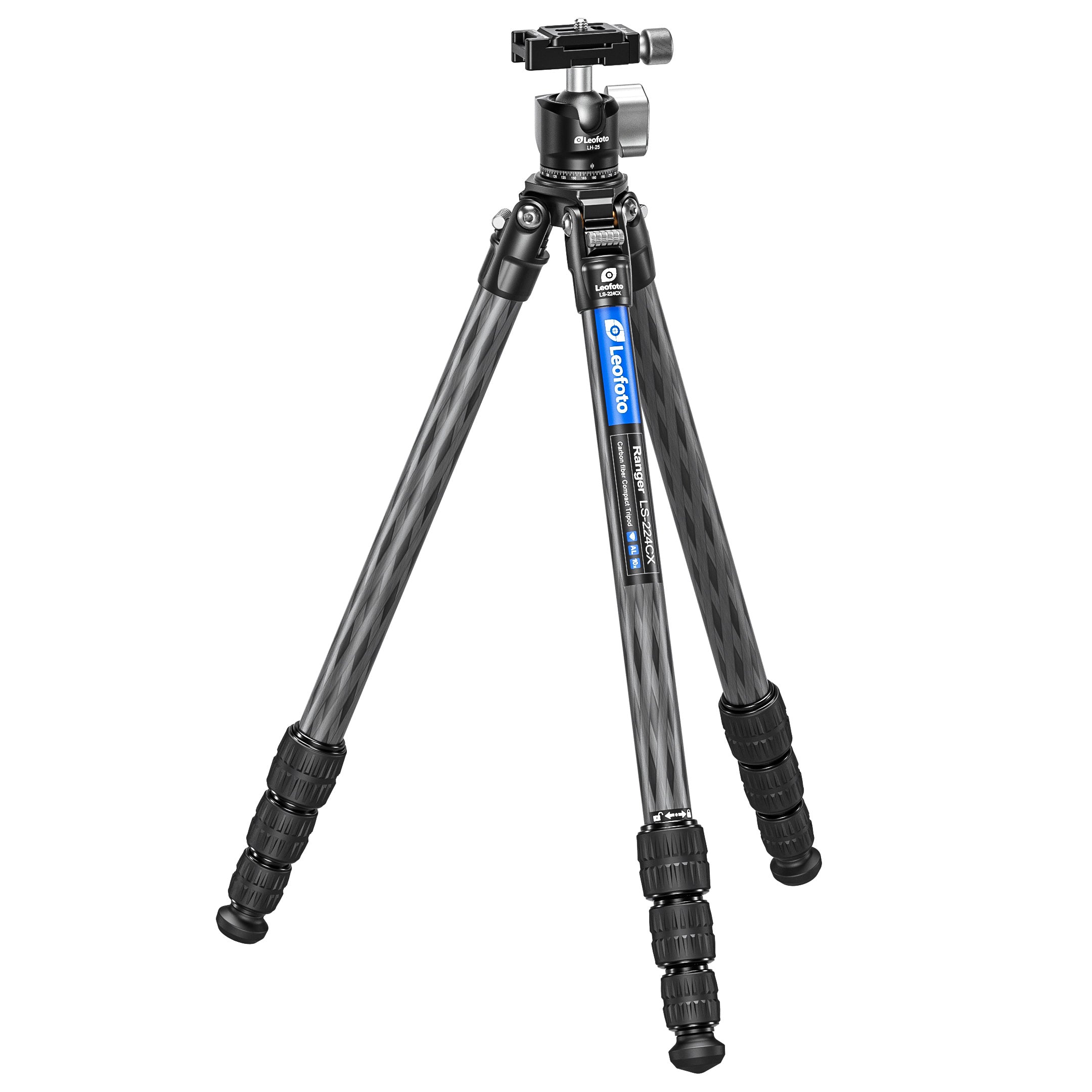 Leofoto LS-224C X Version Ranger Series Tripod + Ballhead Set