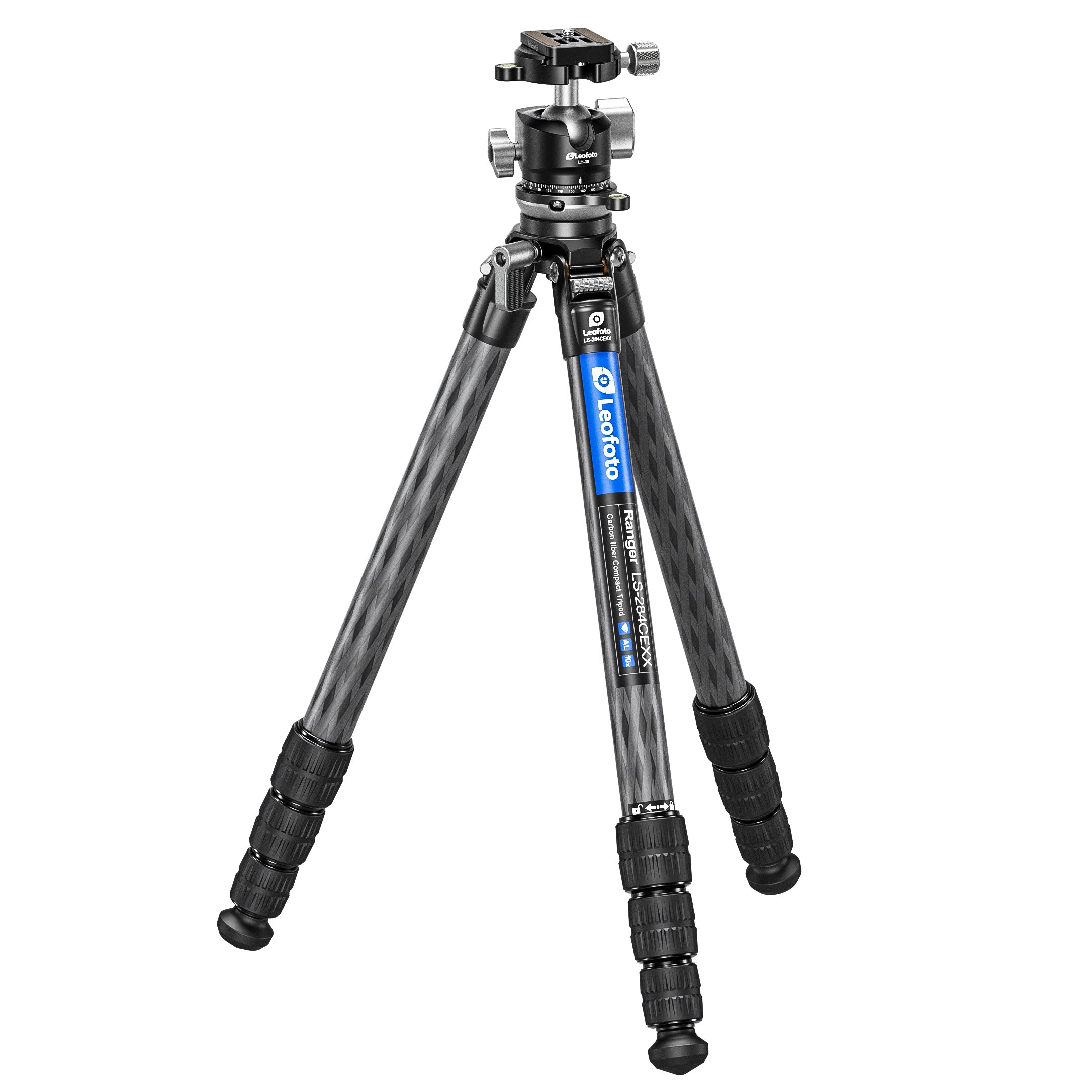 Leofoto LS-284CEX X Version Tripod with Integrated Leveling Head + Ballhead Set