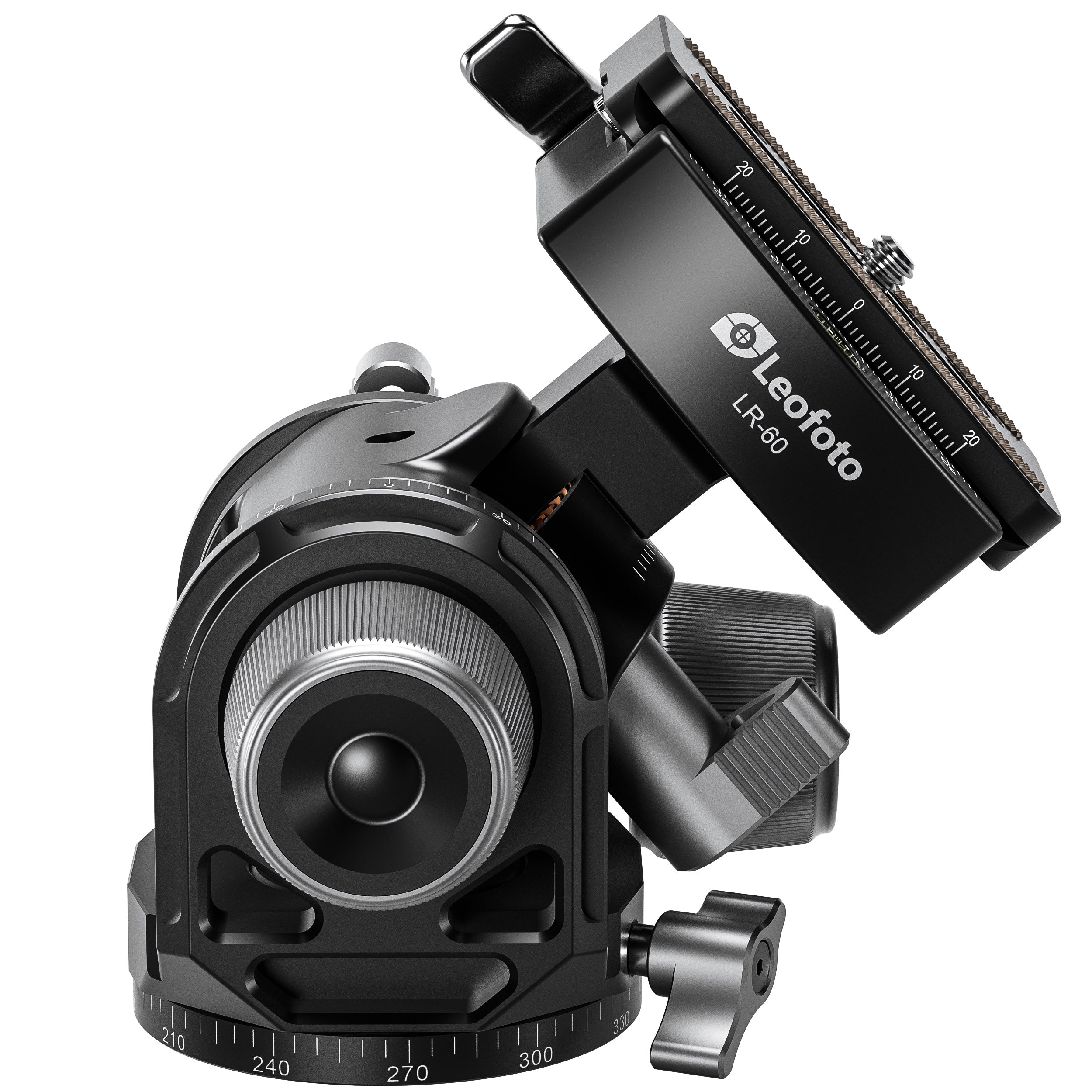 Leofoto G4-LR Four Way Geared Head with Lever Release Clamp | Arca Compatible