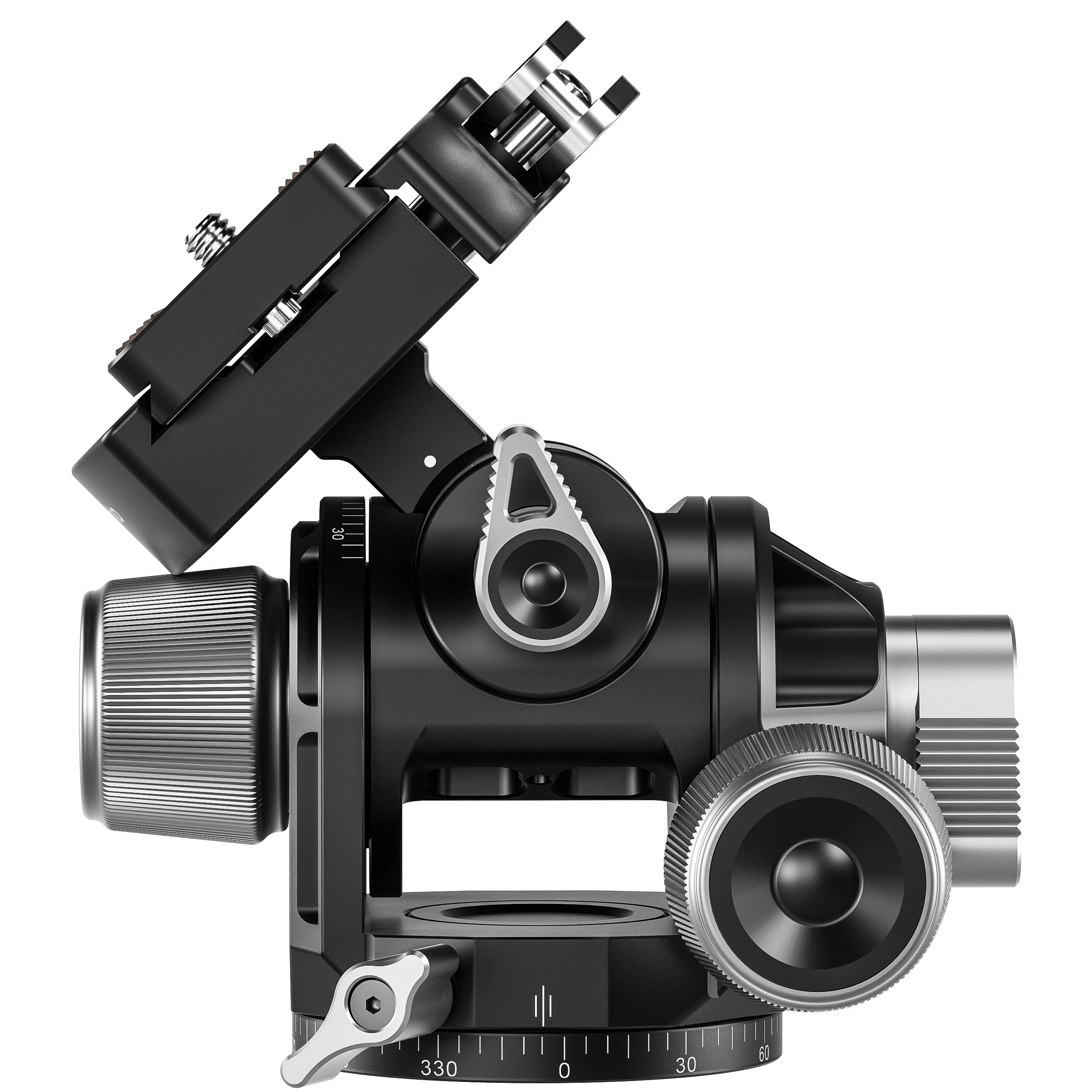 Leofoto G4-LR Four Way Geared Head with Lever Release Clamp | Arca Compatible