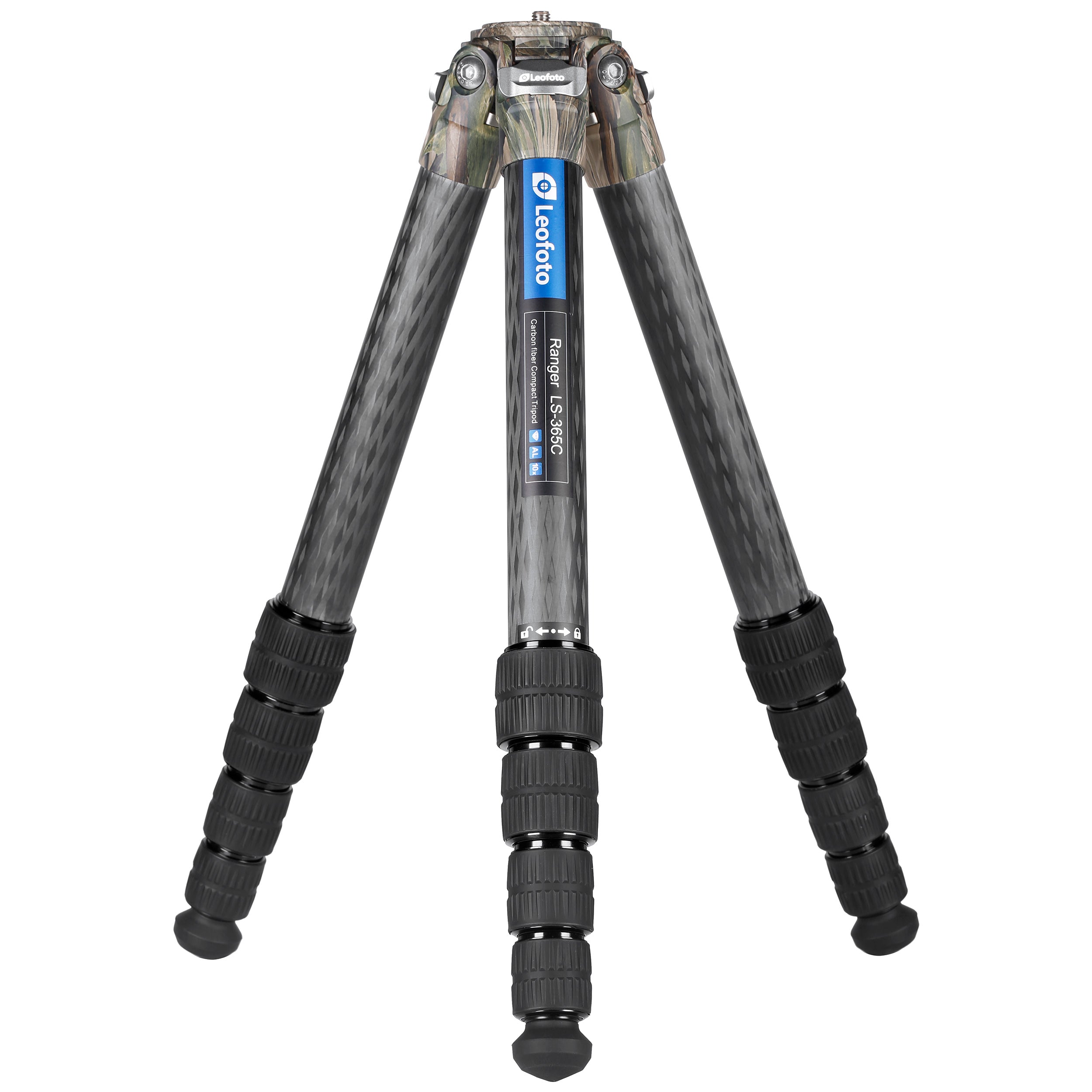Leofoto LS-365C Camo Professional Light Weight Carbon Fiber Tripod and Head Kit