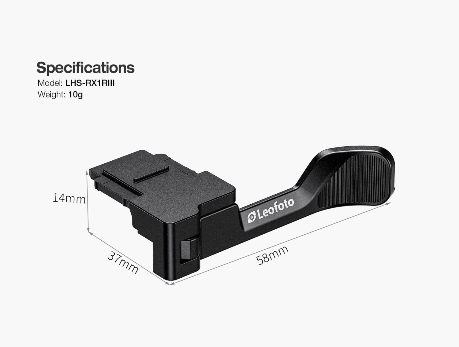 Leofoto LHS-RX1RIII Thumb Grip for Sony RX1R III