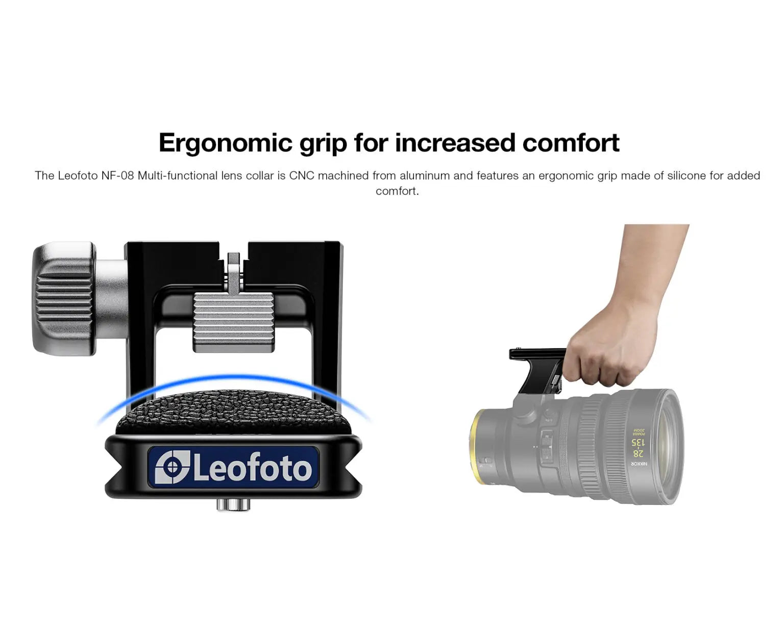 Leofoto NF-08 Replacement Foot for Nikon Z 28–135mm f/4 PZ