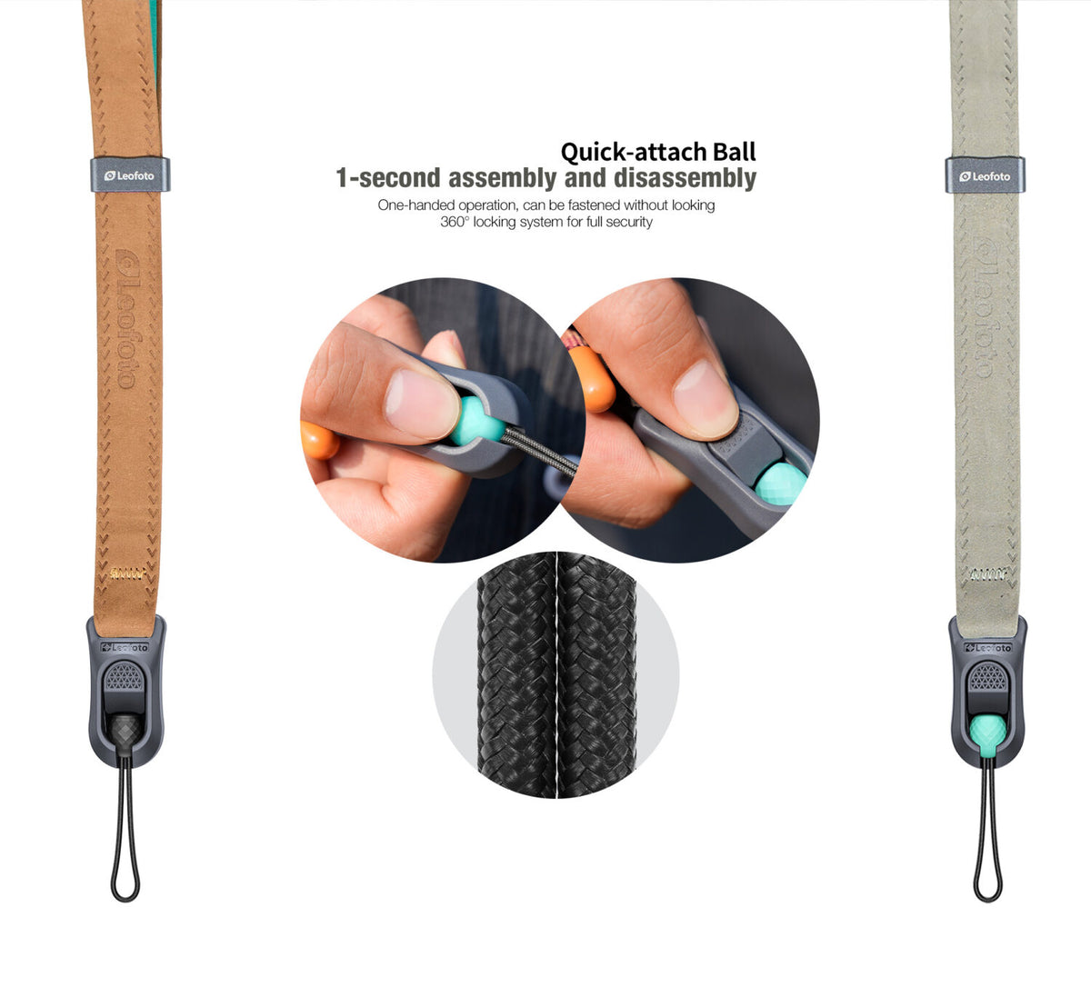 Leofoto WS-02 Camera Wrist Strap