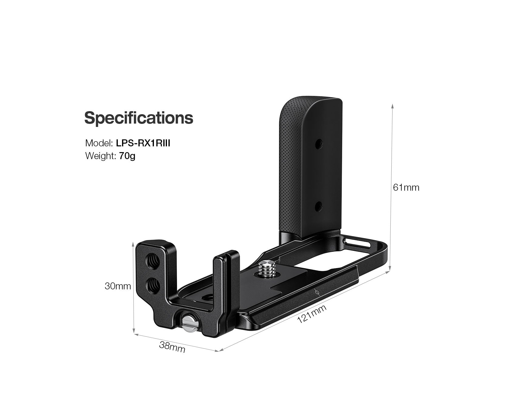 Leofoto LPS-RX1RIII L-Plate for Sony RX1R III | Arca Compatible