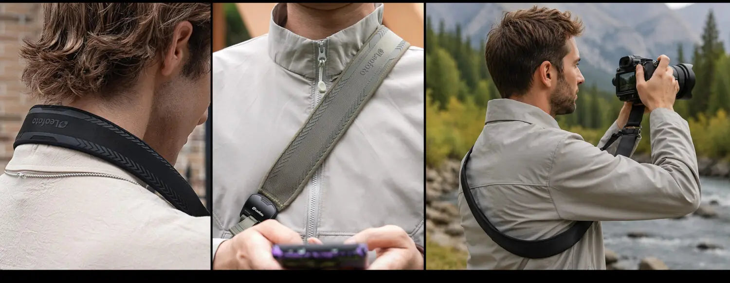 Leofoto SP-02 1-Point / 2-Point Convertible Sling