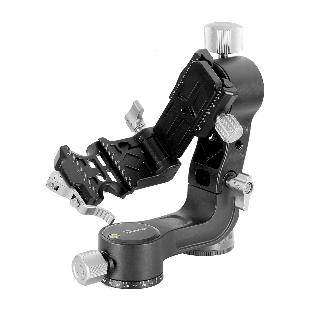 Leofoto PG-2LN Folding Gimbal Head – Lever-Release Clamp, Tension-Free Design