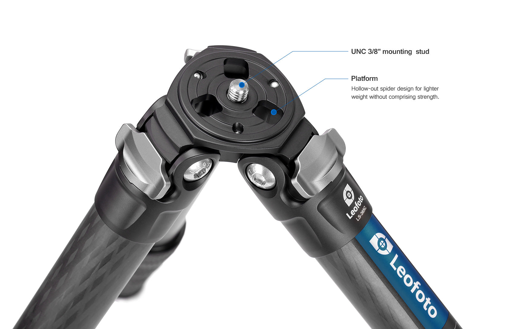 Leofoto LS-365C Professional Light Weight Carbon Fiber Tripod Kit