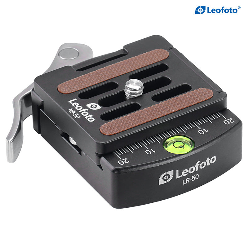 Leofoto LR-50 Lever Release Clamp with QR Plate
