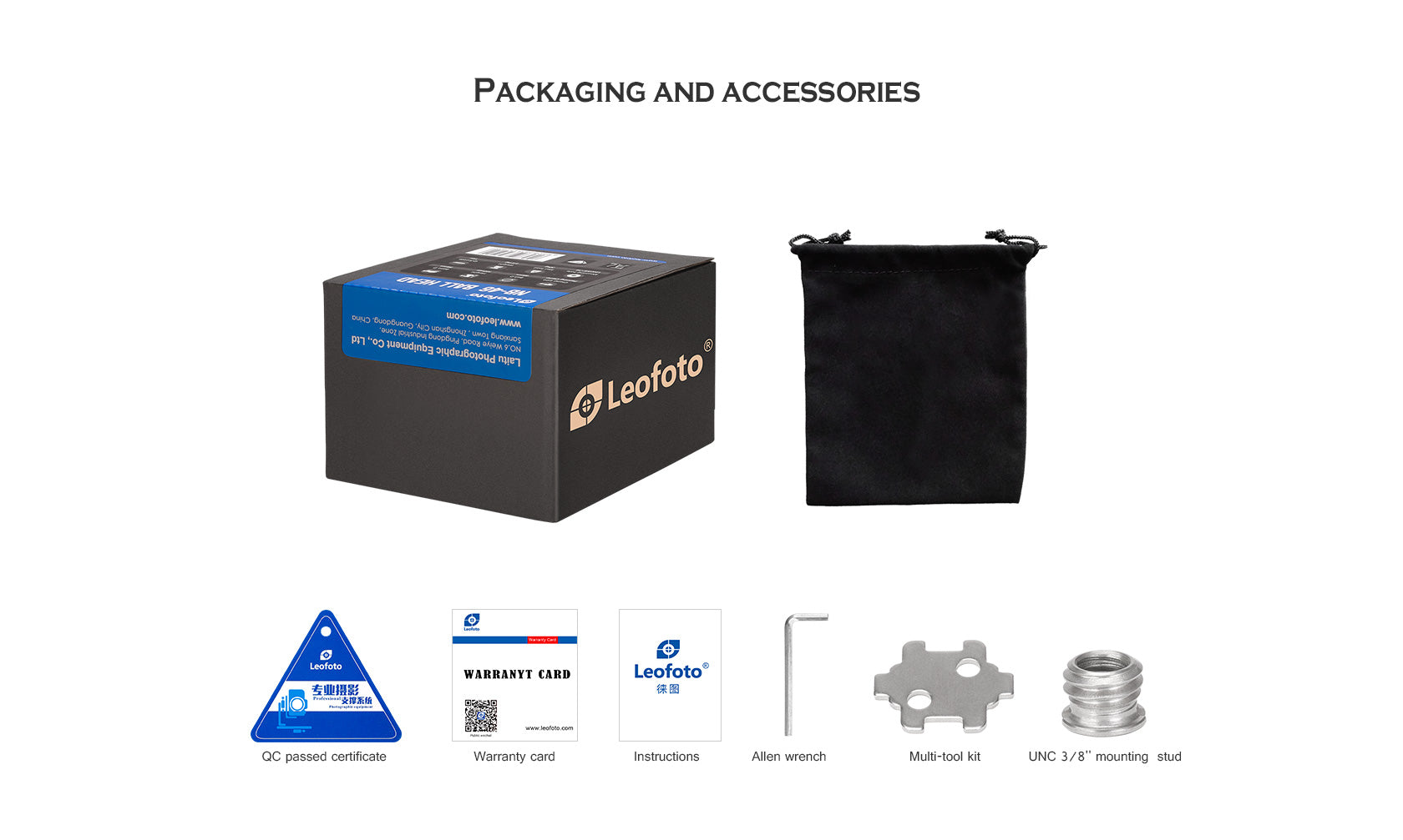 Leofoto LH-25 Mini Ball Head + QR Plate | Arca Compatible