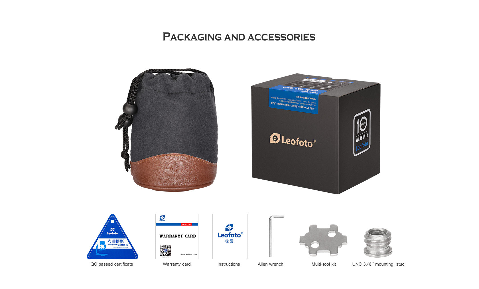 Leofoto NB-46LR Pro Ball Head with Lever-Release Clamp and QP-70N QR Plate | Arca Compatible