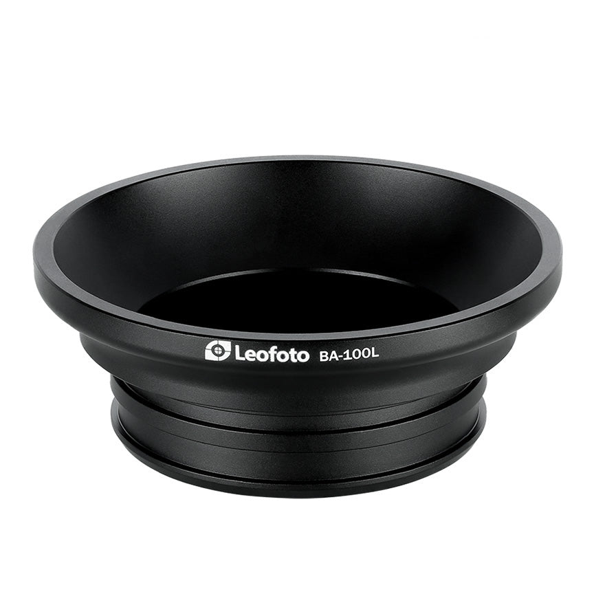 Leofoto BA-100L 75mm to 100mm Half-Bowl Video Head Adapter