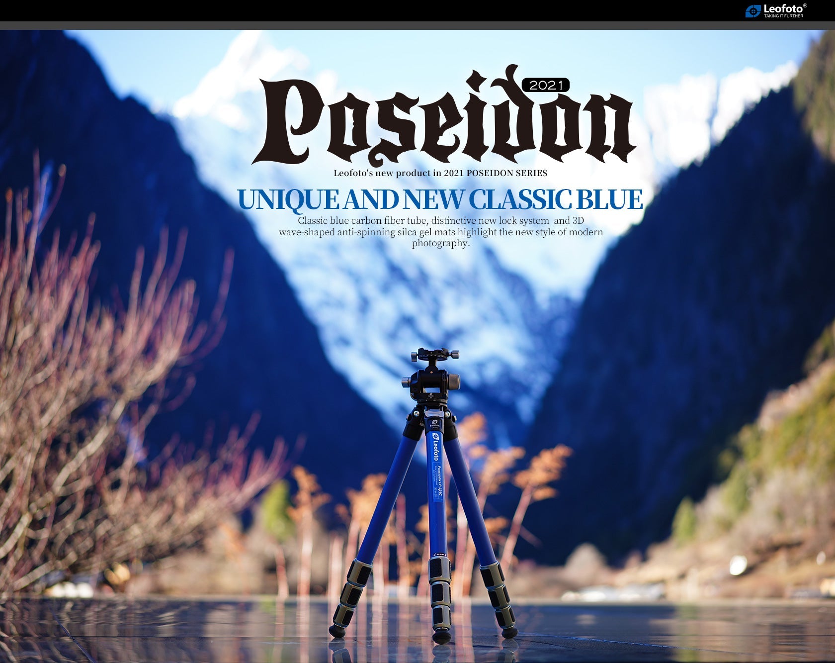 Leofoto LP-324C+LH-40 Poseidon Ocean Tripod with Ballhead | Anti-Corrosion with Titanium Foot Spike