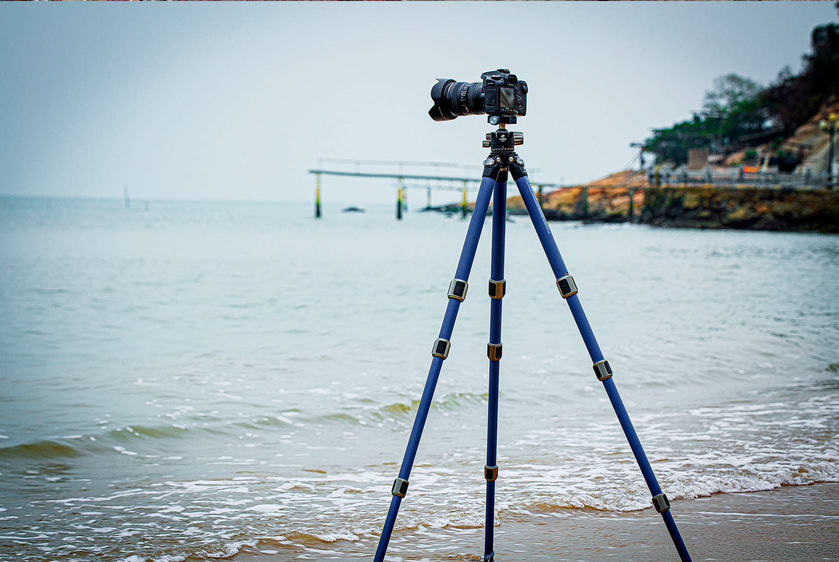 Leofoto LP-324C+LH-40 Poseidon Ocean Tripod with Ballhead | Anti-Corrosion with Titanium Foot Spike