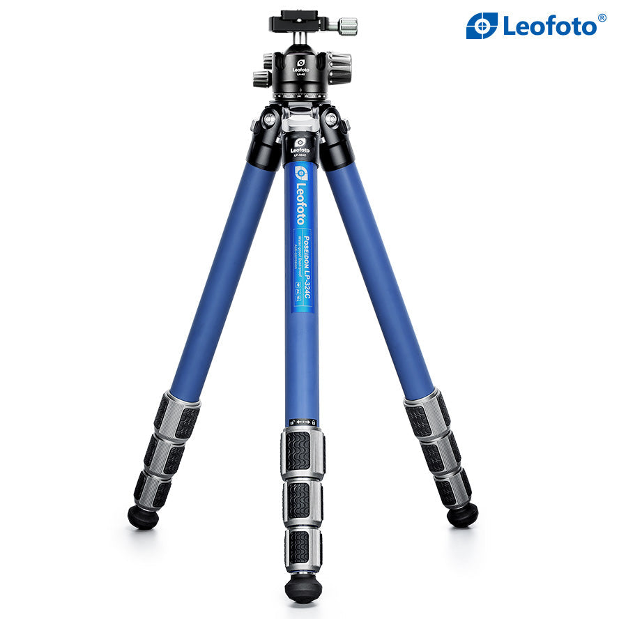 Leofoto LP-324C+LH-40 Poseidon Ocean Tripod with Ballhead | Anti-Corrosion with Titanium Foot Spike
