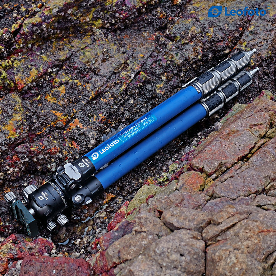 Leofoto LP-324C+LH-40 Poseidon Ocean Tripod with Ballhead | Anti-Corrosion with Titanium Foot Spike