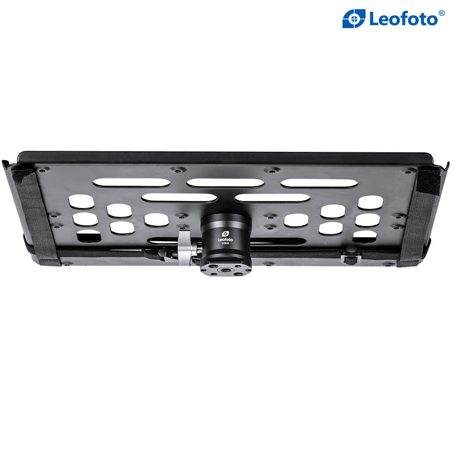 Leofoto LCH-2 16" Laptop / Projector Tray / Combined with Tripod 3/8" &1/4" Mounting Sockets / Arca Swiss Dovetail Panning Base