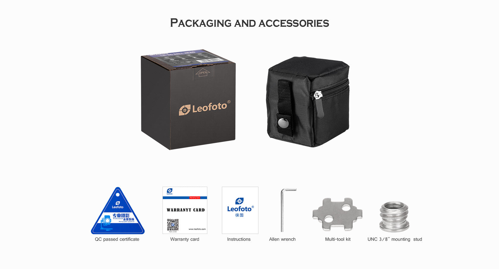 Leofoto VH-10LR 2-Way Monopod Head | Arca Compatible Lever Clamp