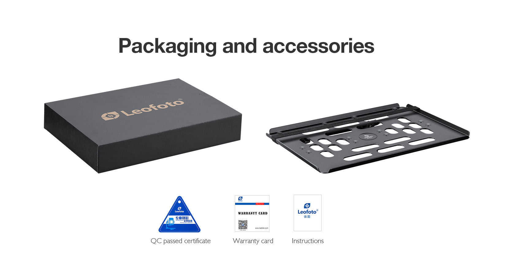 Leofoto LCH-2S 16" Laptop / Projector Tray / Combined with Tripod 3/8" Mounting Socket / Arca Swiss Dovetail