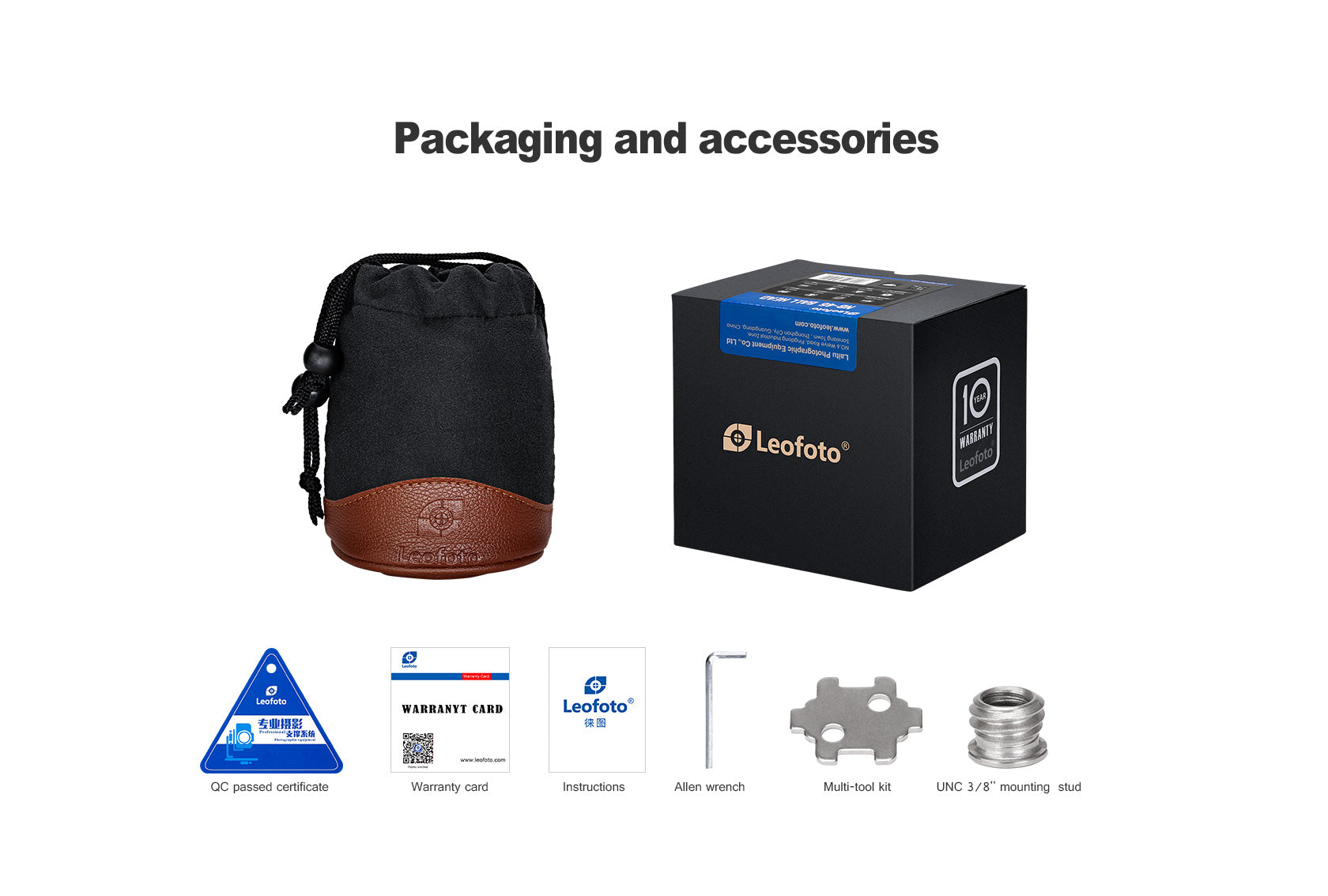 Leofoto LH-55LR Ball Head with LR-70 Lever Release Clamp | Arca Compatible