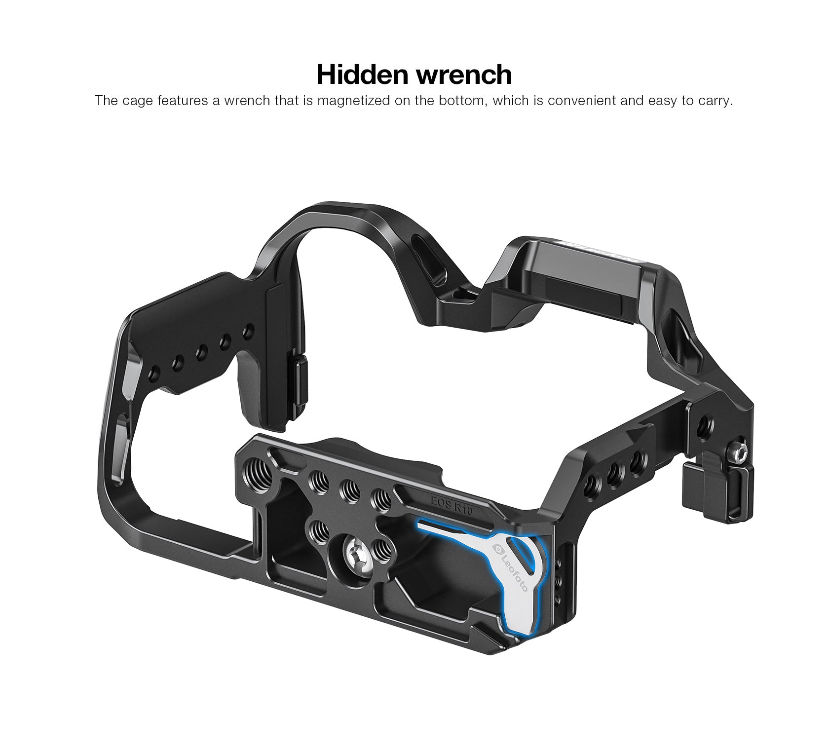 Leofoto EOS-R10 Custom Cage for Canon EOS-R10 Camera