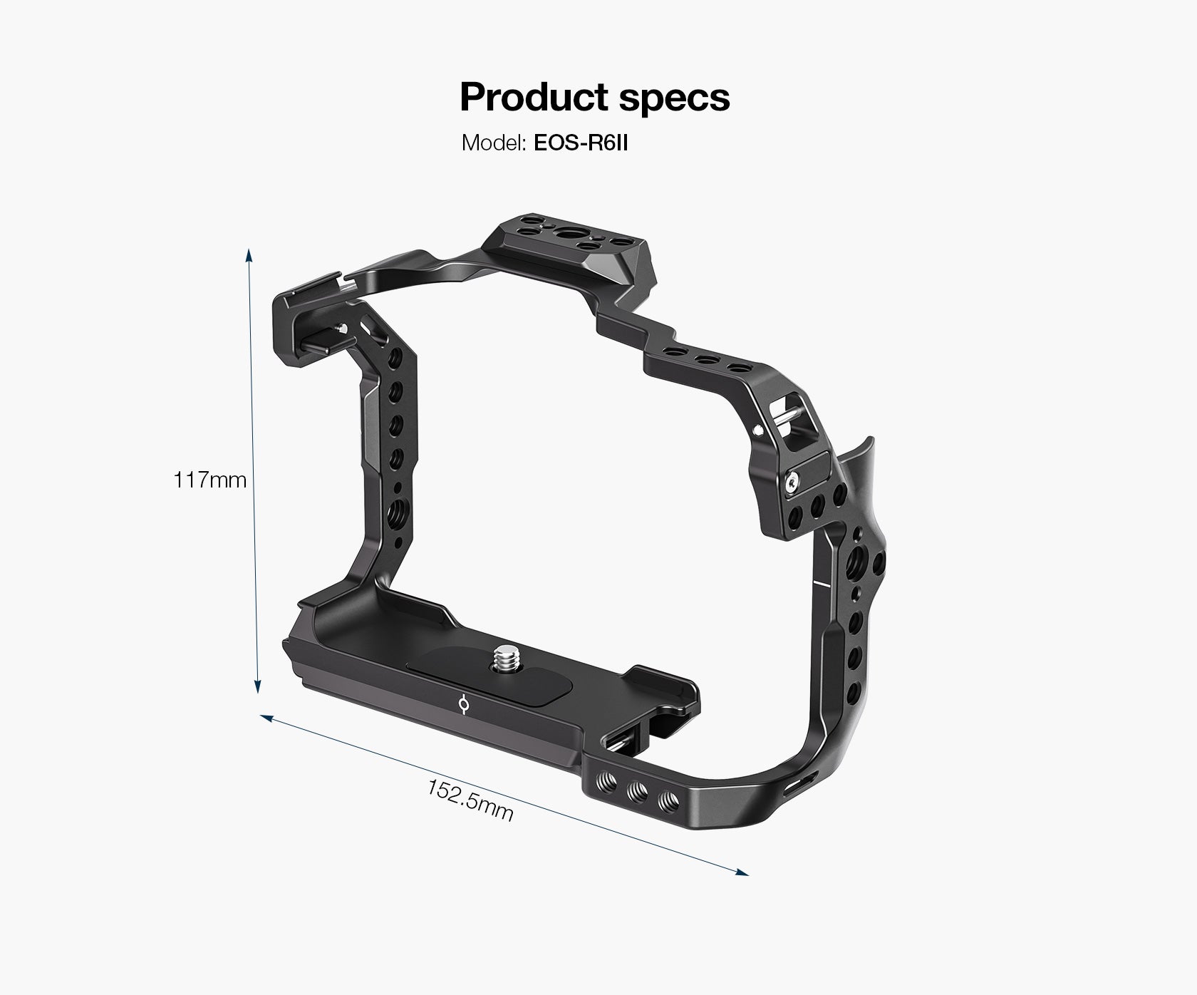 Leofoto EOS-R6II Custom Cage for Canon EOS-R6II Camera