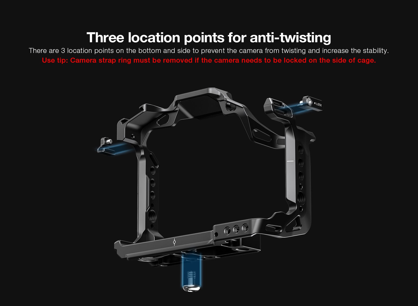 Leofoto LUMIX S5II Custom Cage for Panasonic LUMIX S5 II / S5 IIX Mirrorless Camera