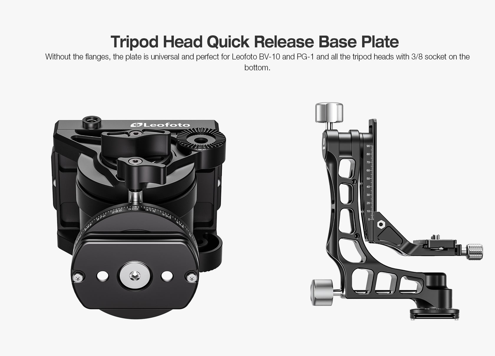 Leofoto P Series Arca-Type Base Plates for Heads