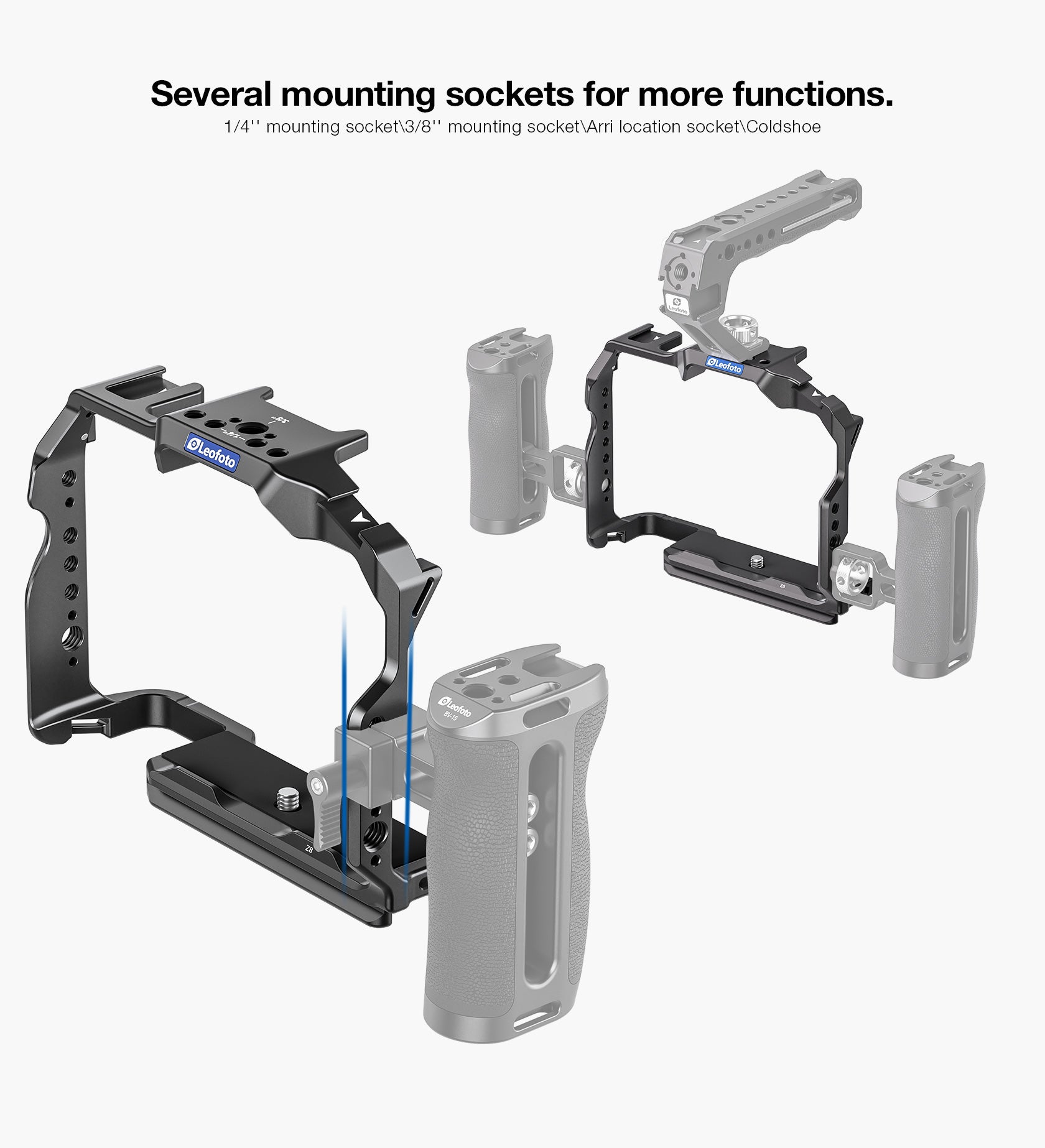 Leofoto Z8 Camera Cage for Nikon Z8 Camera without Battery Grip