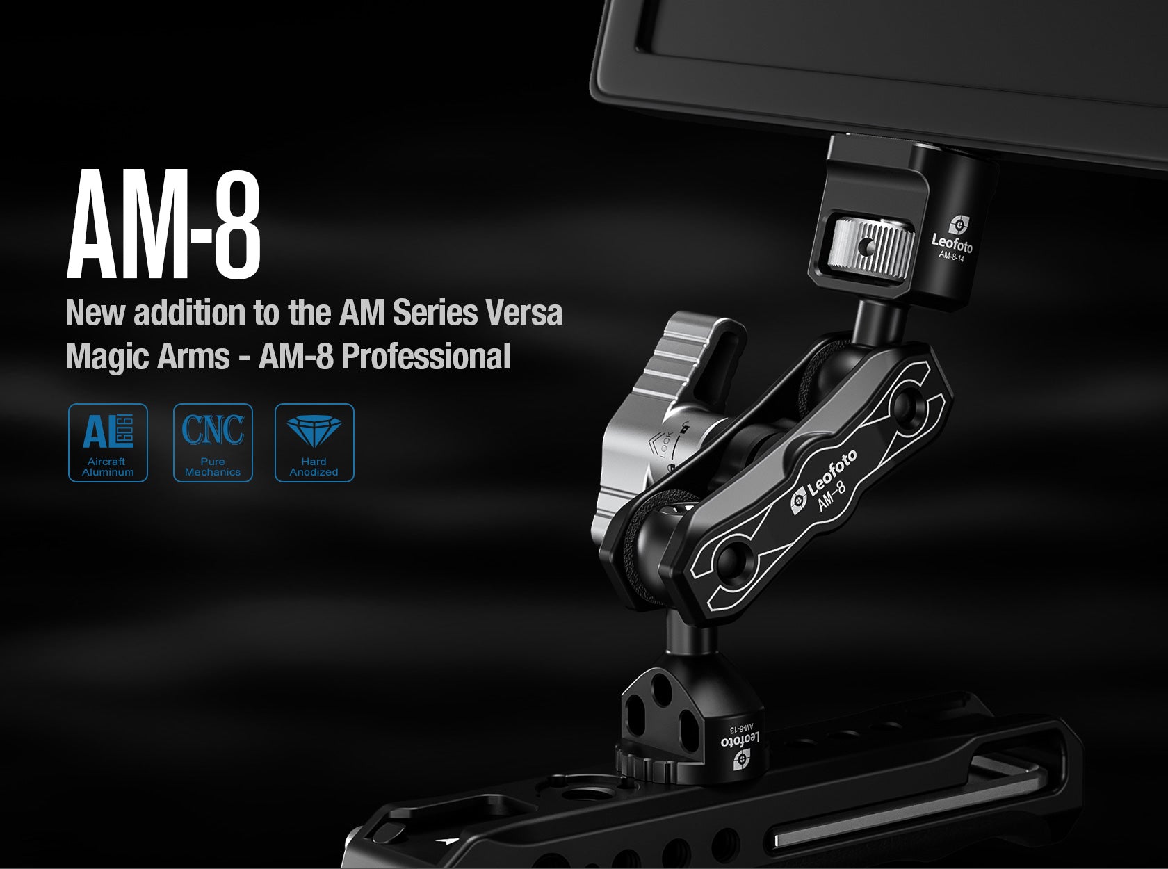 Leofoto AM-8 Professional Magic Arm Kit