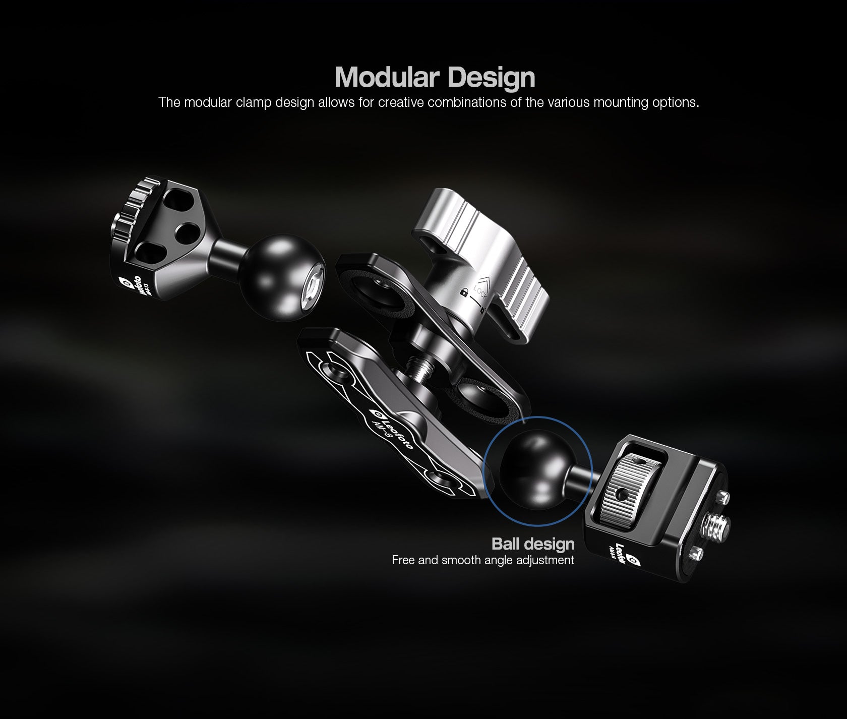 Leofoto AM-8 Professional Magic Arm Kit