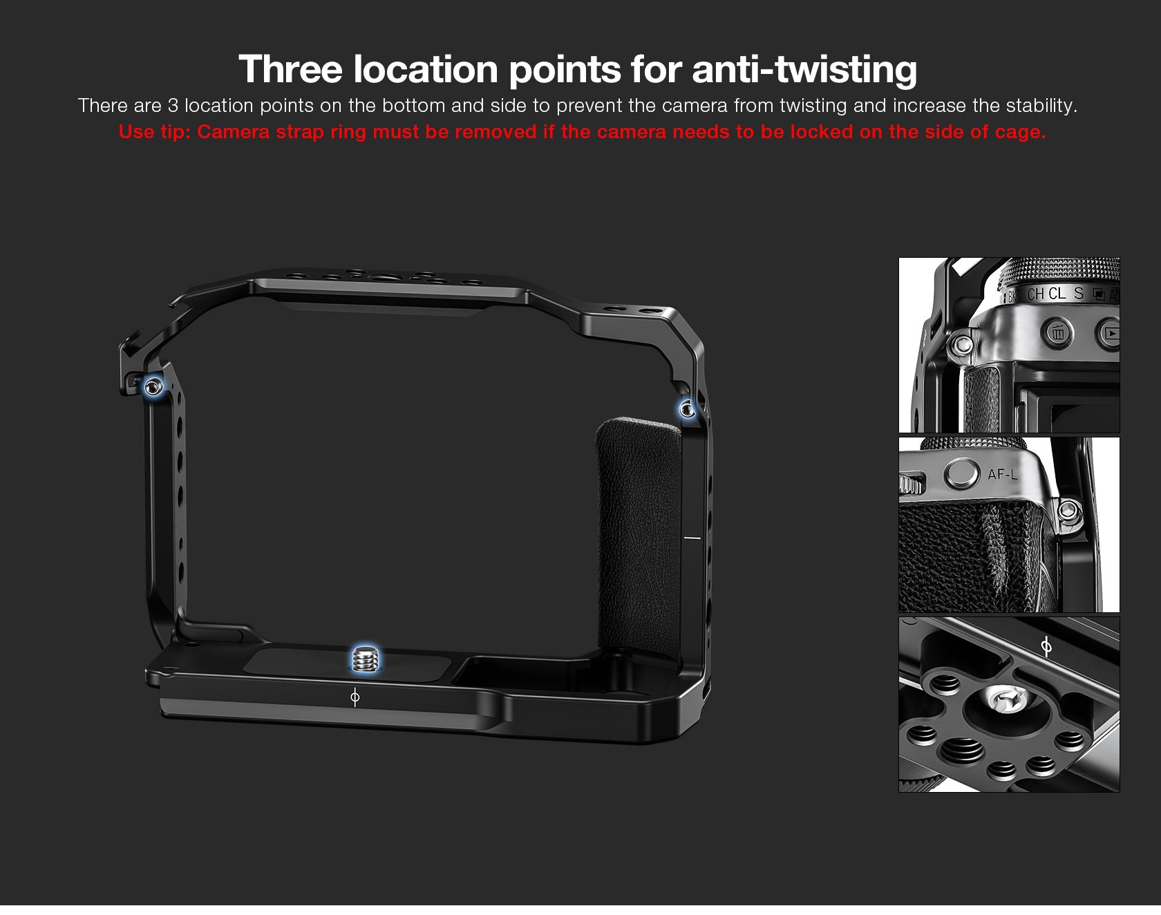 Leofoto X-T5 Camera Cage for Fujifilm X-T5