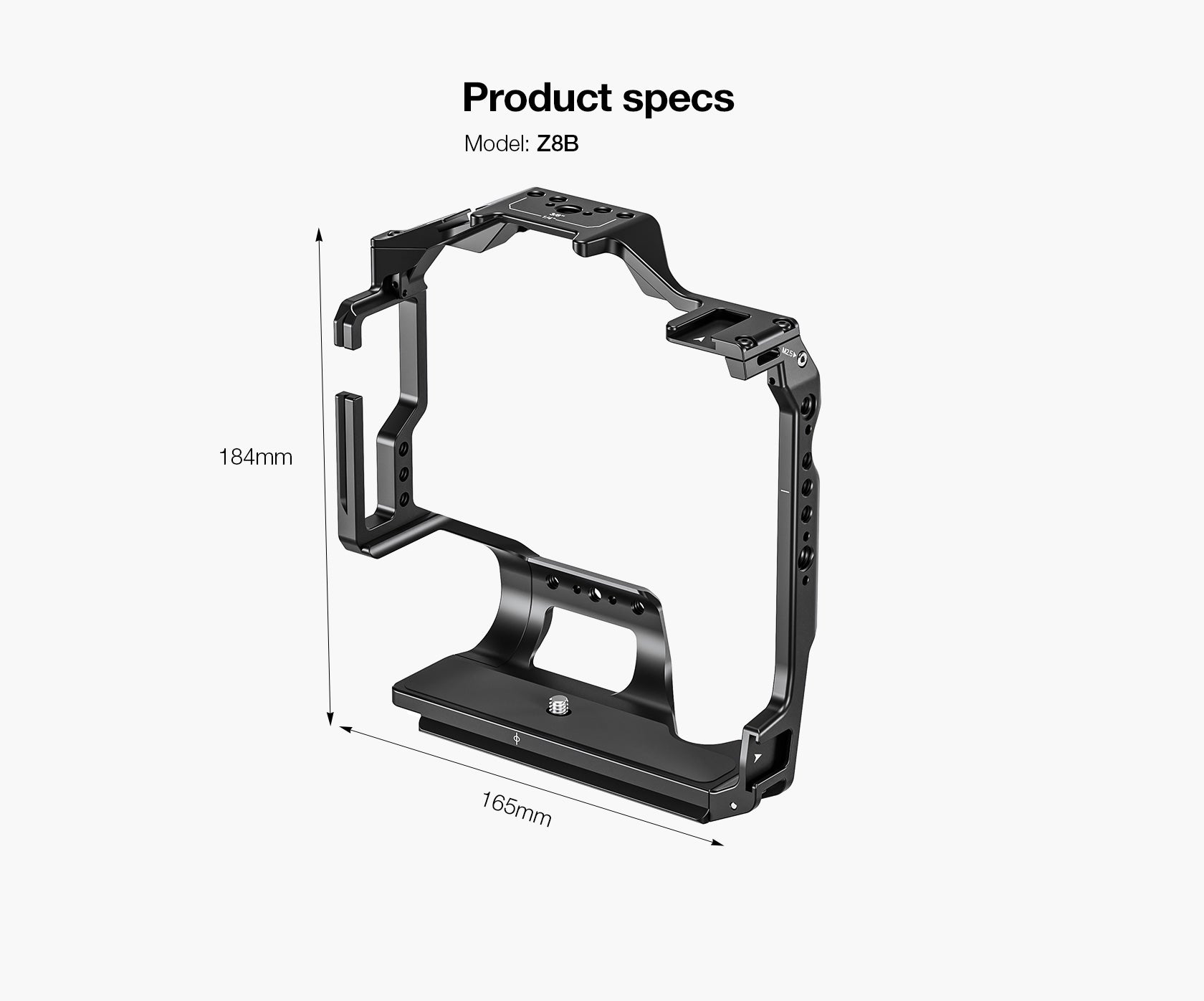 Leofoto Z8B Camera Cage for Nikon Z8 MB-N12 Battery Grip