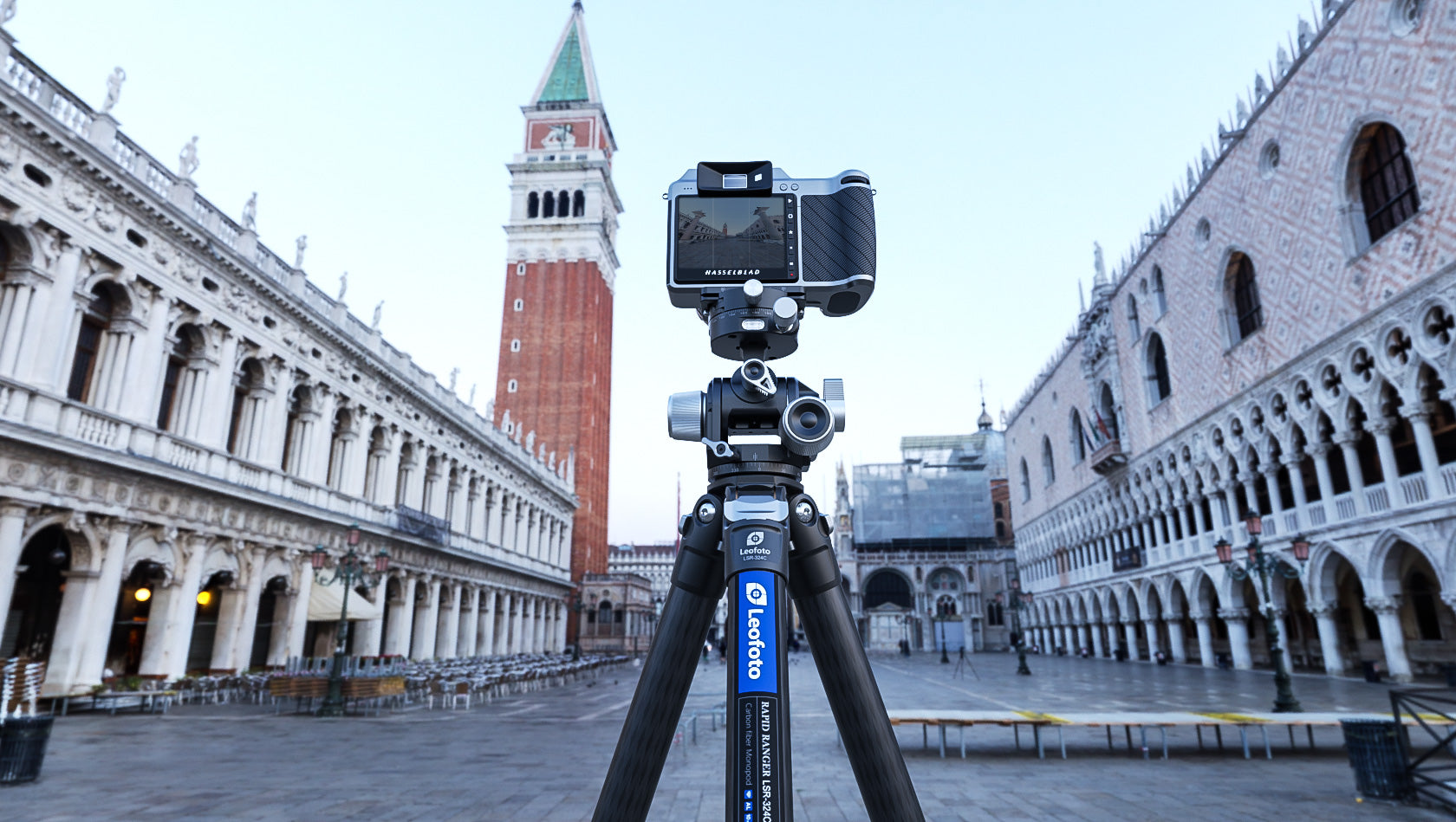 Leofoto G4 Pro Four Way Geared Head with Geared Panning Adapter | Arca Compatible