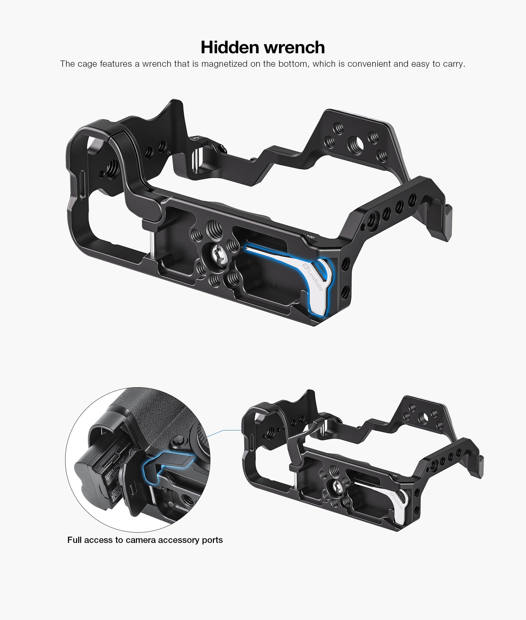 Leofoto X-S20 Camera Cage for Fujifilm X-S20