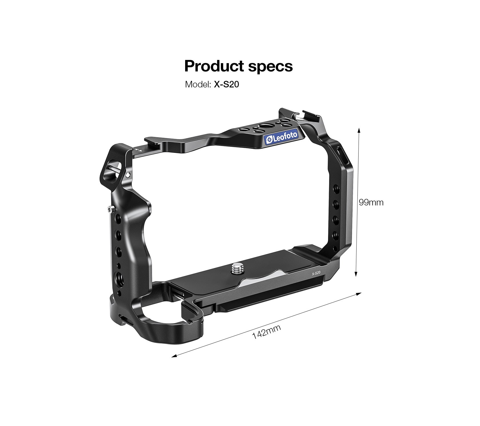 Leofoto X-S20 Camera Cage for Fujifilm X-S20