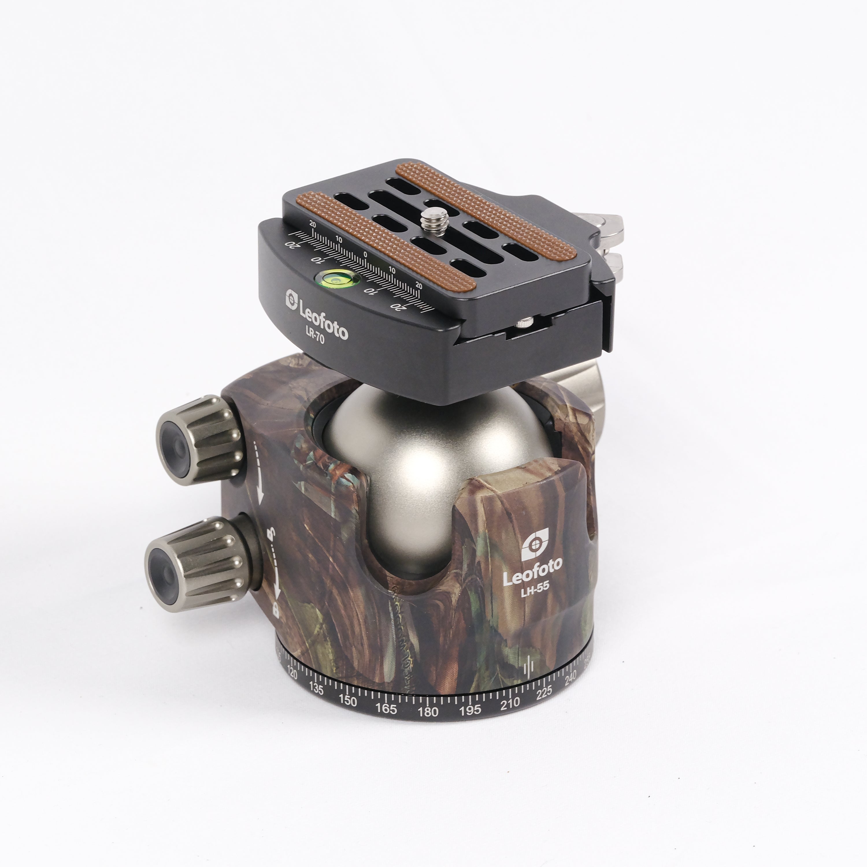 Leofoto LH-55LR Ball Head with LR-70 Lever Release Clamp | Arca Compatible