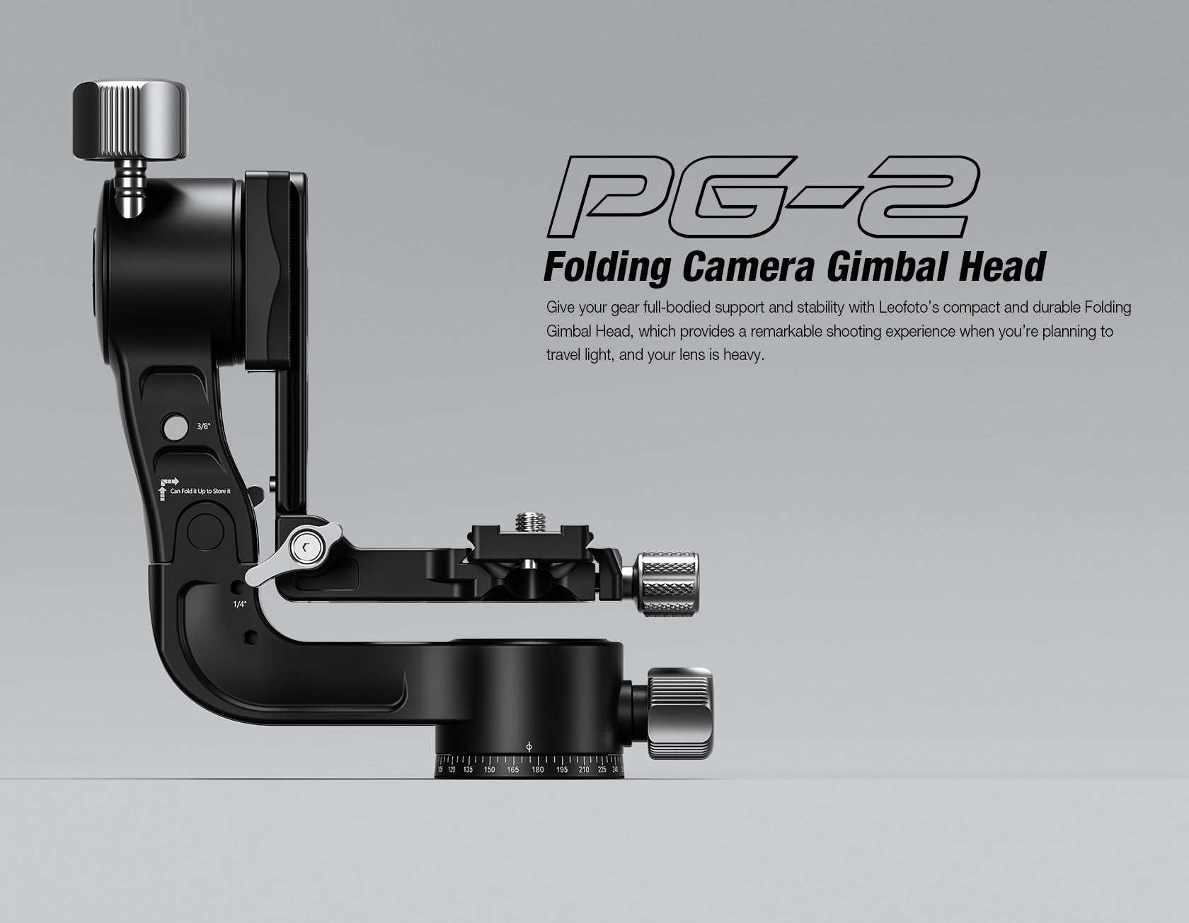 Leofoto PG-2 Folding Gimbal Head