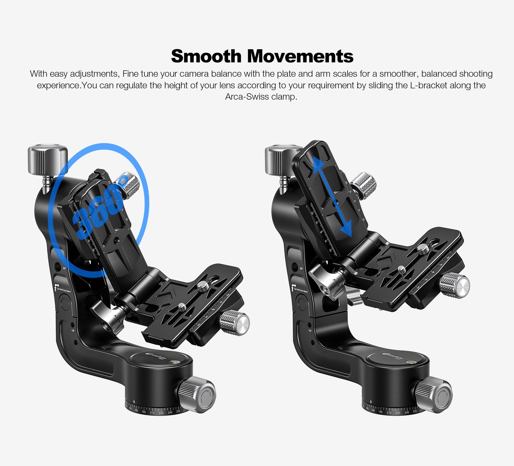 Leofoto PG-2 Folding Gimbal Head