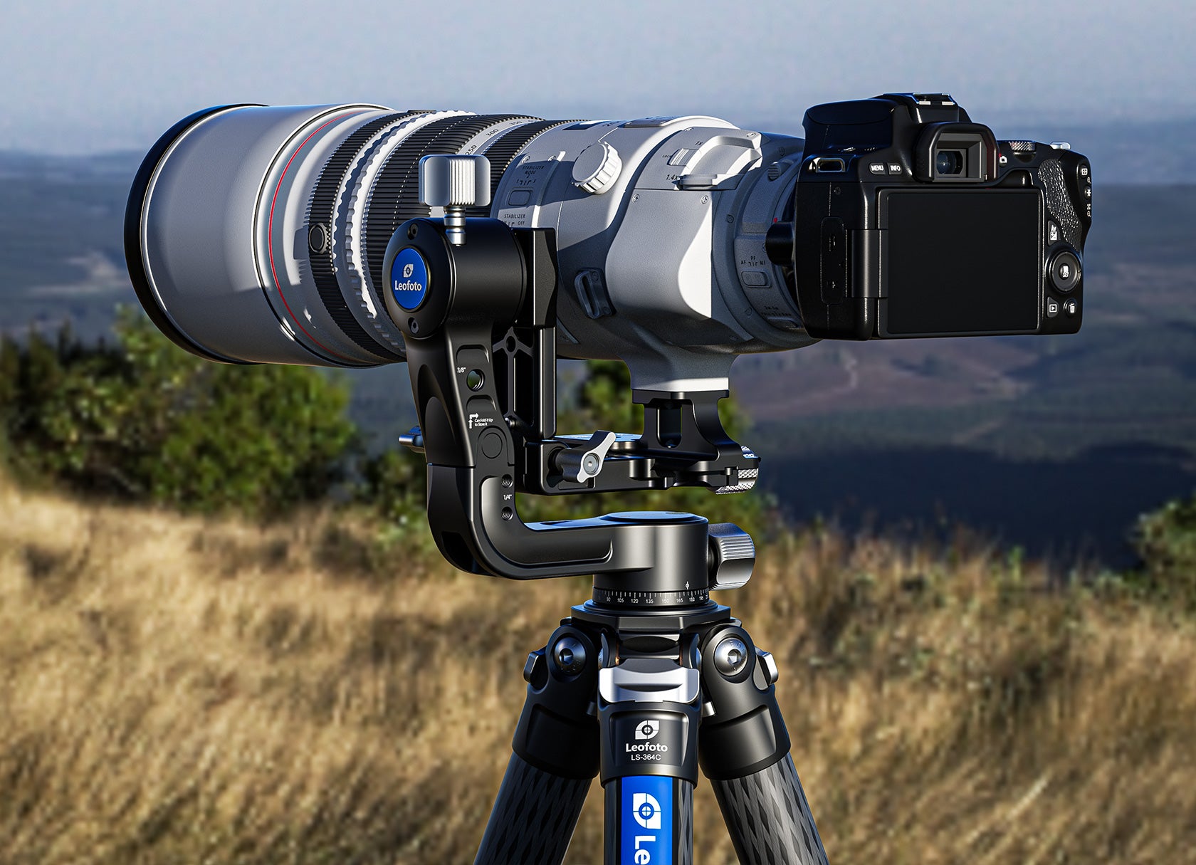 Leofoto PG-2S Compact Mini Folding Gimbal Head