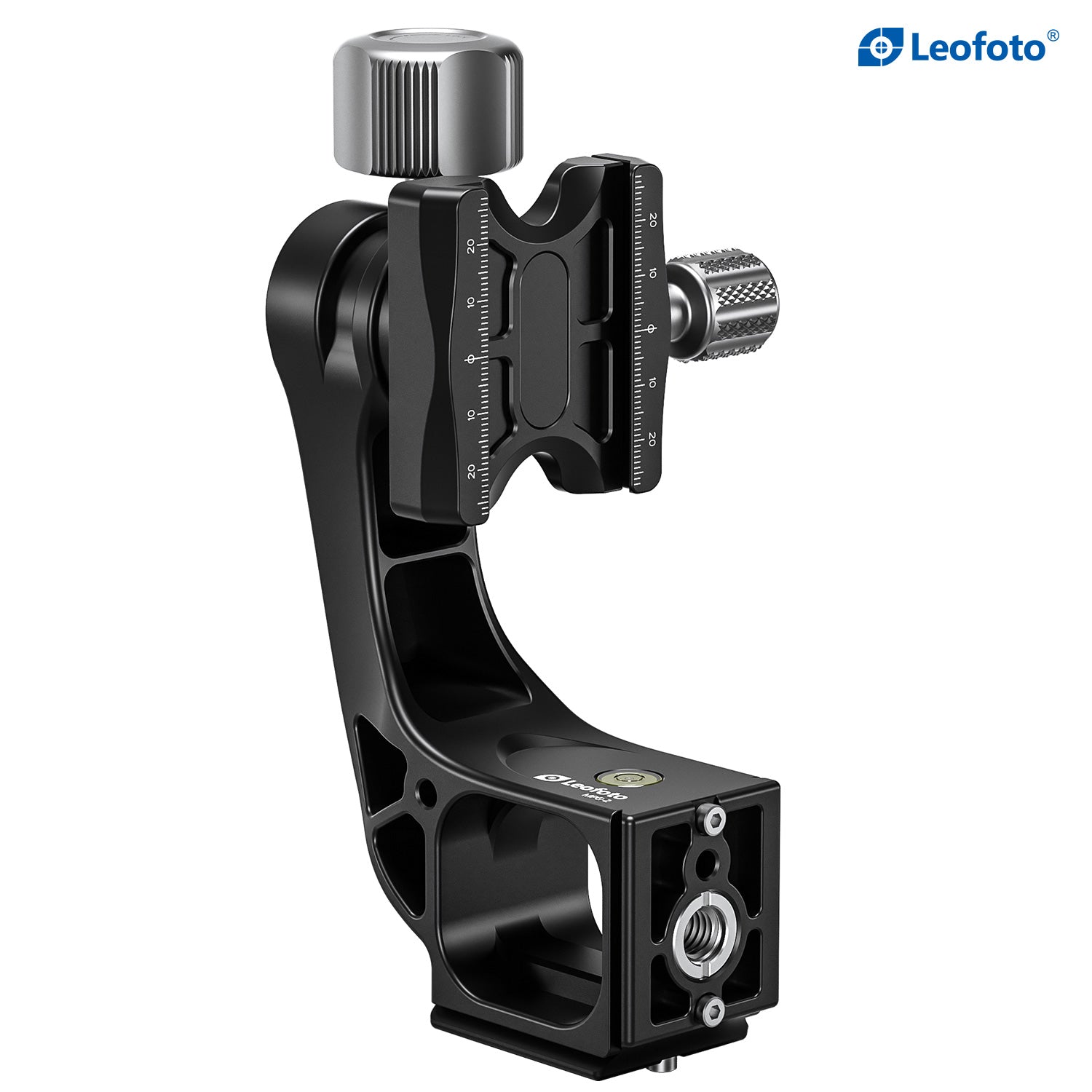 Leofoto MPG-02 (Knob Clamp) / MPG-02L (Lever-Release Clamp) Gimbal Attachment for Heads | Arca Compatible