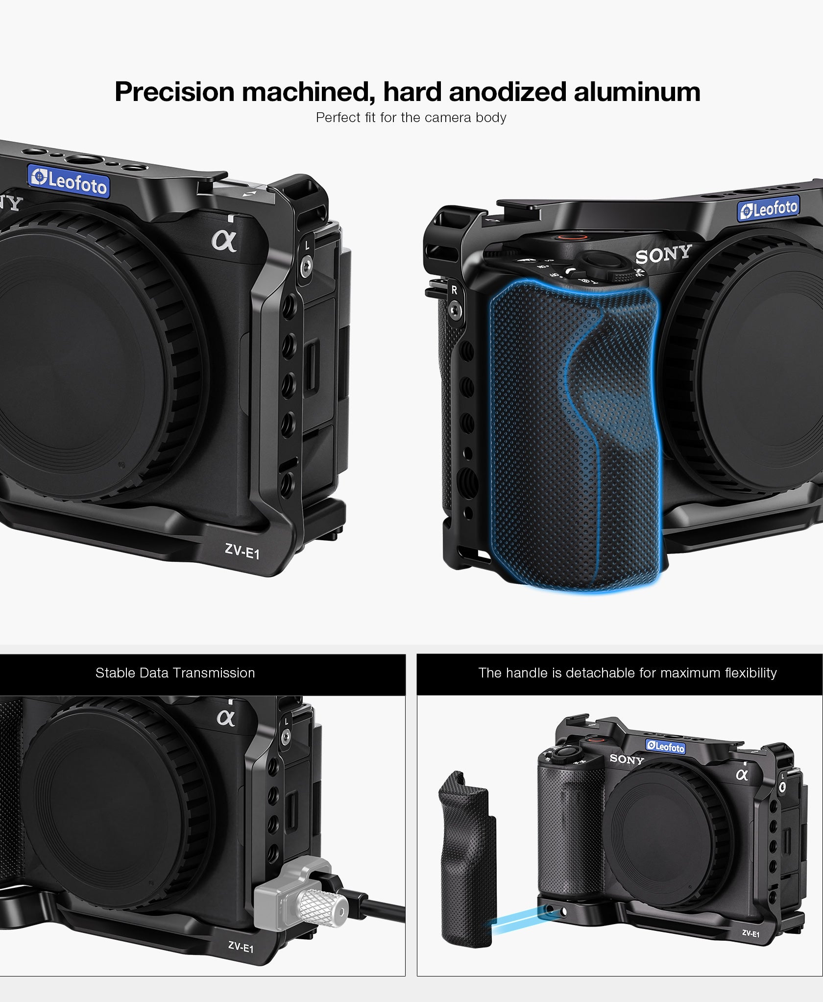 Leofoto ZV-E1 Custom Cage for Sony ZV-E1 Camera