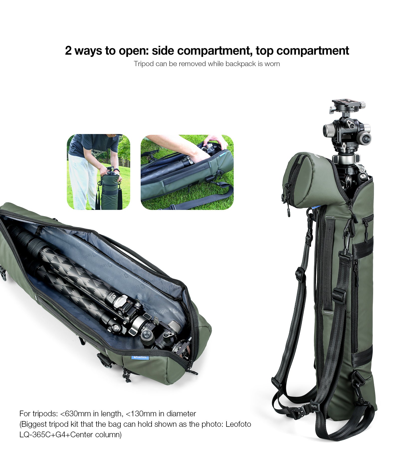 Leofoto TB-01 Tripod Bag | Backpack Straps