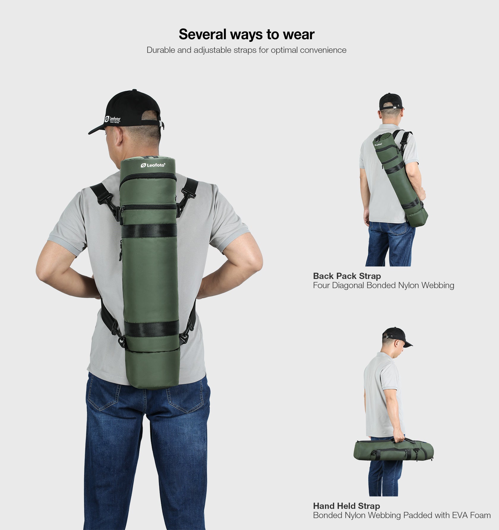Leofoto TB-01 Tripod Bag | Backpack Straps