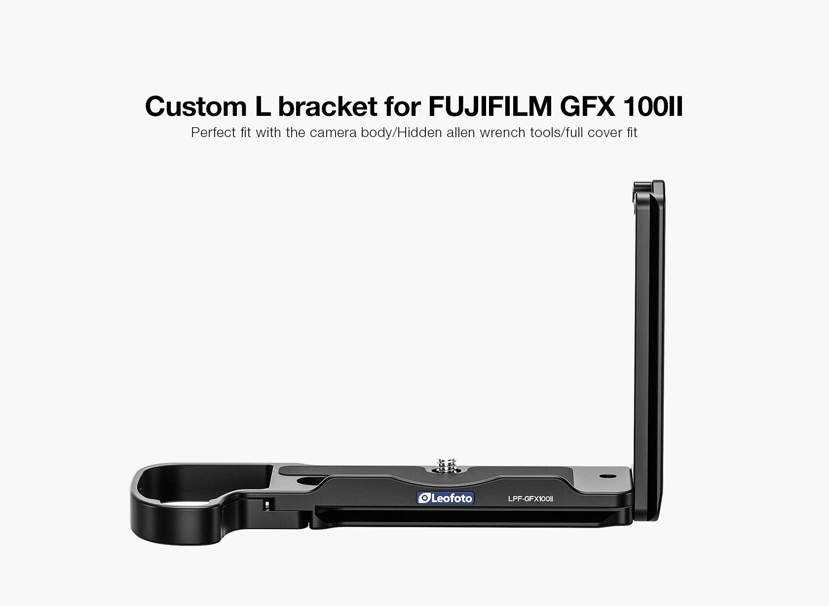 Leofoto LPF-GFX100II L Plate for Fujifilm GFX100 II | Arca Compatible