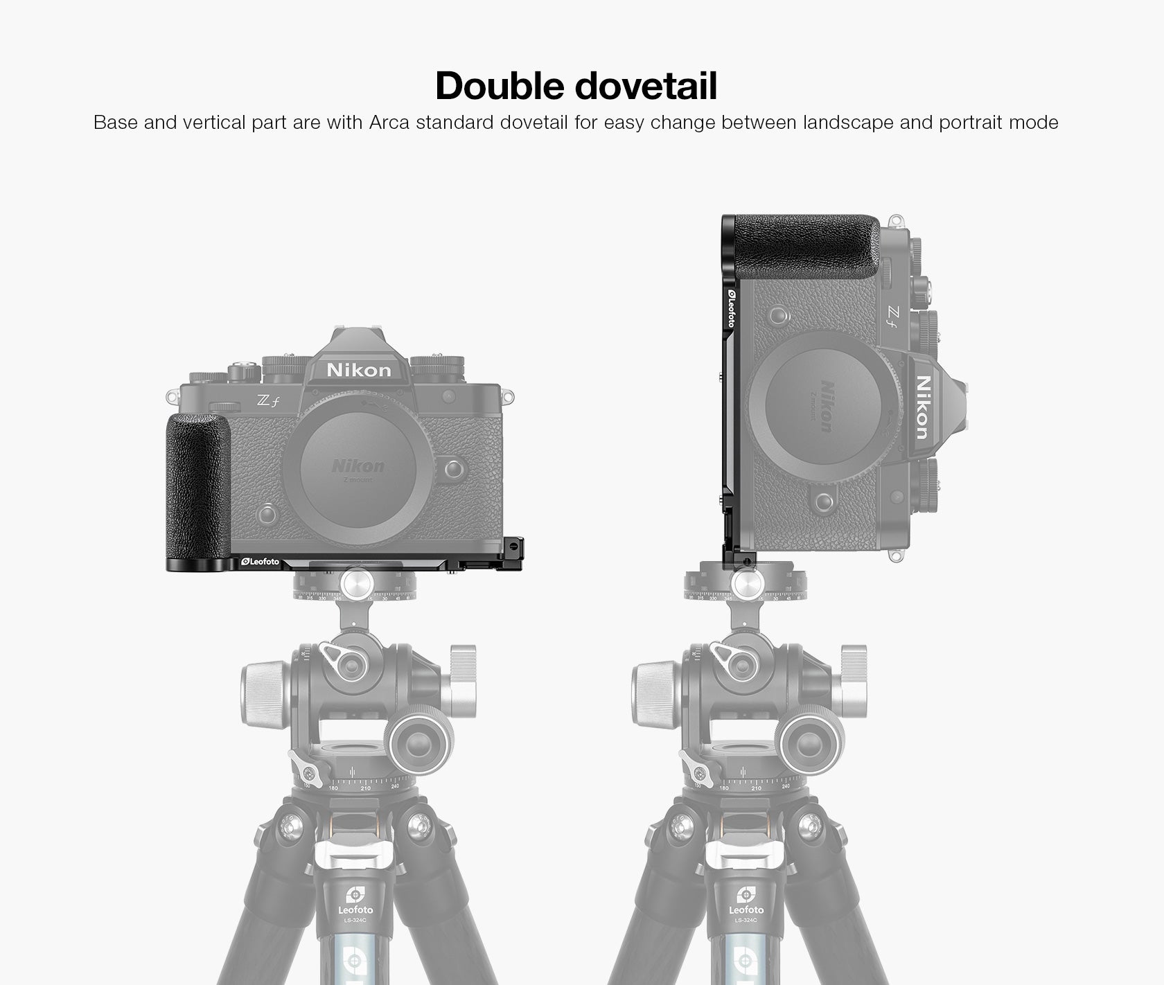 Leofoto LPN-Zf L Plate for Nikon Zf | Arca Compatible