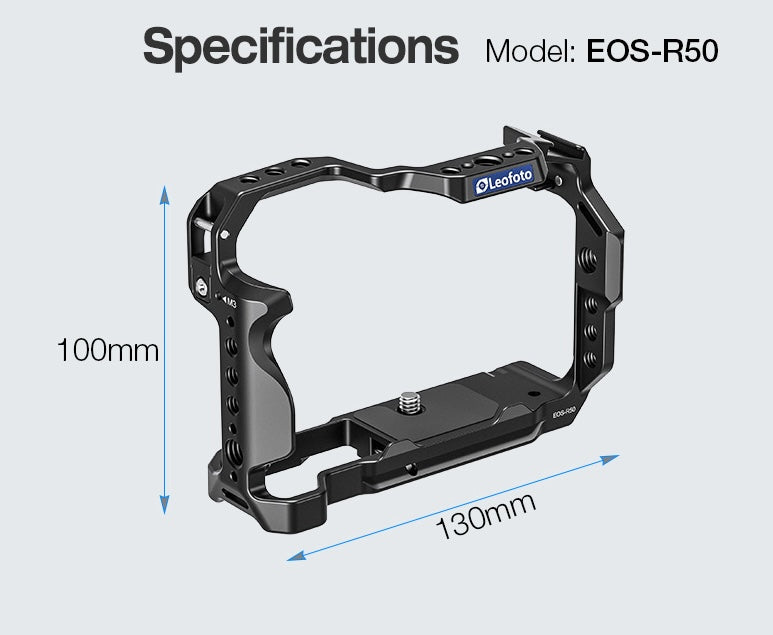 Leofoto EOS-R50 Custom Cage for Canon EOS-R50 Camera