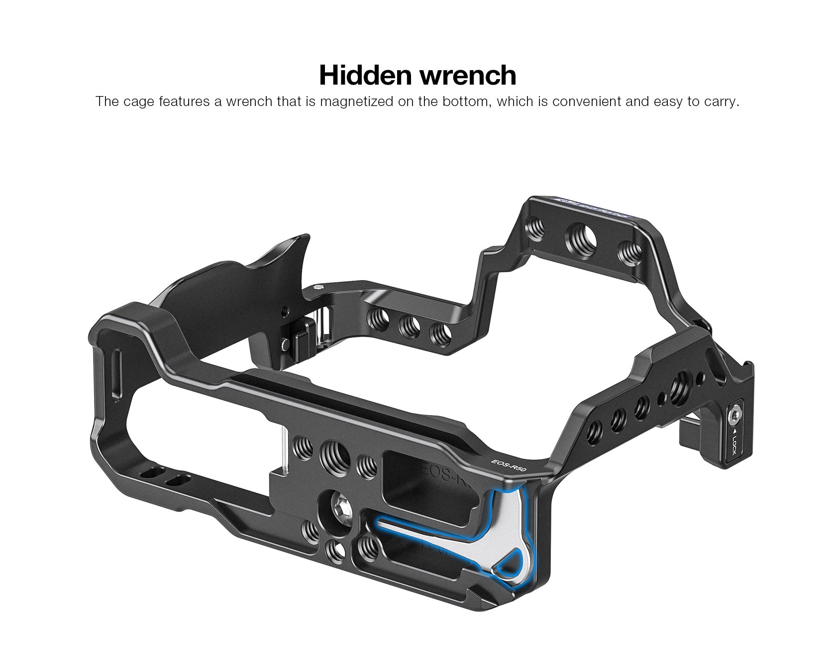 Leofoto EOS-R50 Custom Cage for Canon EOS-R50 Camera